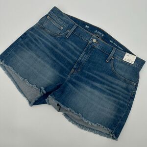 J.CREW Jean‎ Shorts Womens Size 35 Blue Denim 5-Pocket Mid Rise Comfort Fit